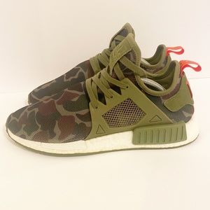 Adidas NMD XR1 Primeknit Olive Duck Camo, 10.5